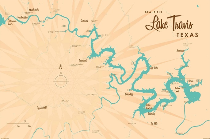 Lake Travis Map